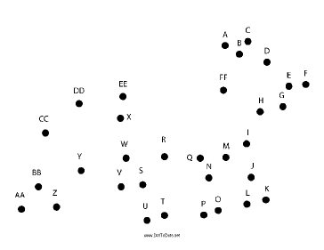 Fox Dot To Dot Puzzle