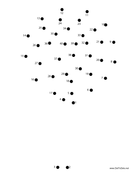 Lollypop Dot To Dot Puzzle