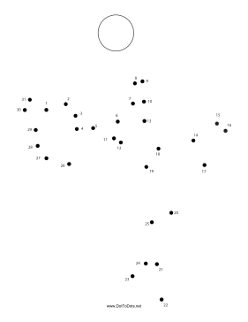Soccer Dot To Dot Puzzle