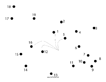 Banana Dot To Dot Puzzle