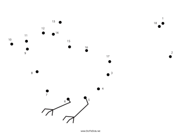 Bird 1 Dot To Dot Puzzle