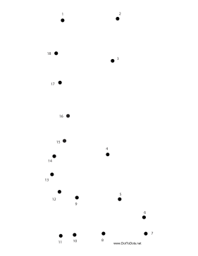 Boot Dot To Dot Puzzle