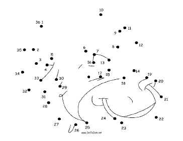 Bull Dot To Dot Puzzle