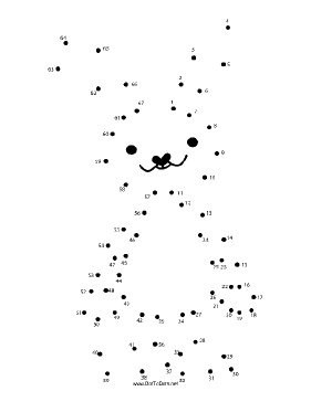 Bunny Dot To Dot Puzzle