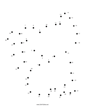 Cat Dot To Dot Puzzle