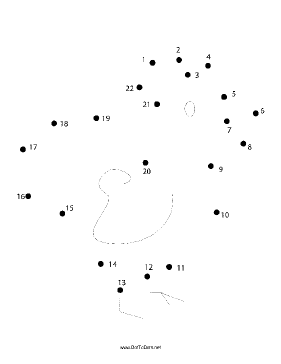 Chicken Dot To Dot Puzzle