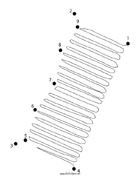 Comb Dot To Dot Puzzle