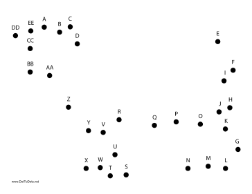 Cow Dot To Dot Puzzle