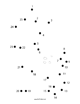 Deer Dot To Dot Puzzle