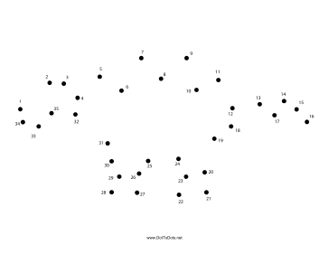 Dinosaur 6 Dot To Dot Puzzle