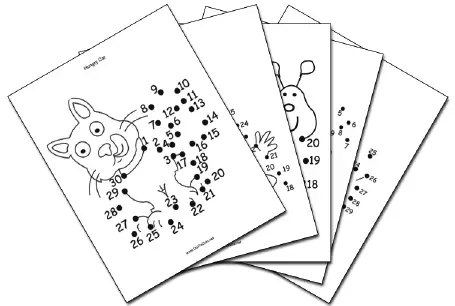 Dot-To-Dot Collection Dot To Dot Puzzle