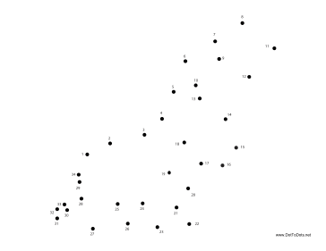 Duckie Dot To Dot Puzzle