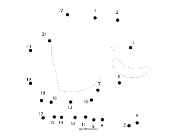 Elephant Dot To Dot Puzzle