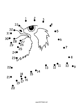 Falcon Dot To Dot Puzzle