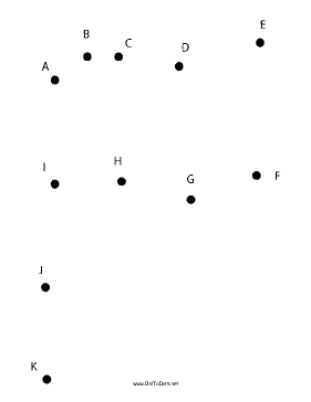 Flag Dot To Dot Puzzle