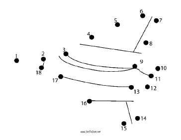 Flying Plane Dot To Dot Puzzle