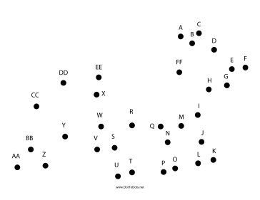 Fox Dot To Dot Puzzle