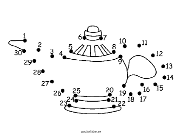 Genie Lamp Dot To Dot Puzzle