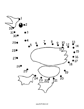 Goose Dot To Dot Puzzle