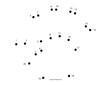 Hand 1 Dot To Dot Puzzle