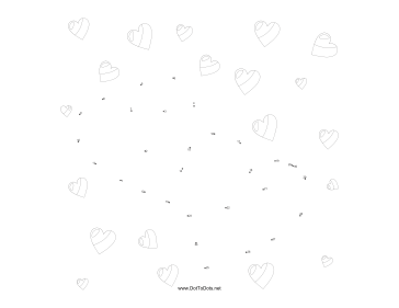 Happy Hearts Dot To Dot Puzzle