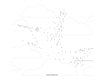 Humming Bird Dot To Dot Puzzle