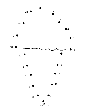 Ice Cream Dot To Dot Puzzle