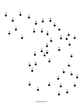 Koi Fish 2 Dot To Dot Puzzle
