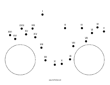 Motorbike Dot To Dot Puzzle