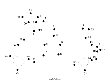 Motorcycle Dot To Dot Puzzle