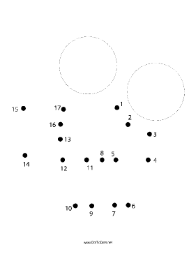 Movie Camera Dot To Dot Puzzle