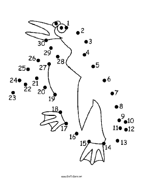 Penguin Dot To Dot Puzzle