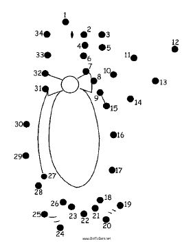 Penguin Waving Dot To Dot Puzzle