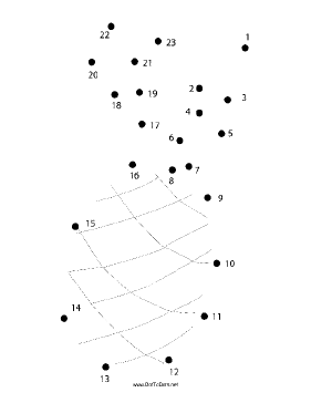 Pineapple Dot To Dot Puzzle