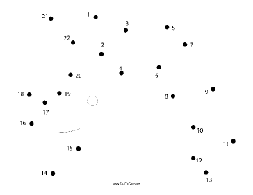 Porcupine Dot To Dot Puzzle