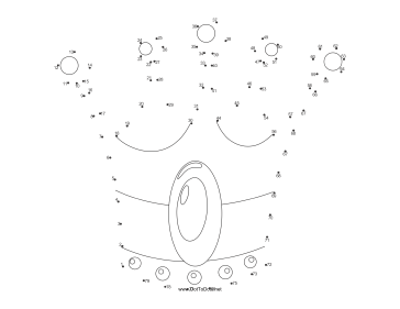 Princess Crown Dot To Dot Puzzle