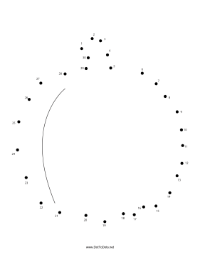 Pumpkin 2 Dot To Dot Puzzle