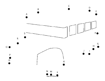 School Bus Dot To Dot Puzzle