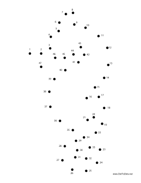 Sea Horse 2 Dot To Dot Puzzle