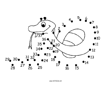 Snake Dot To Dot Puzzle