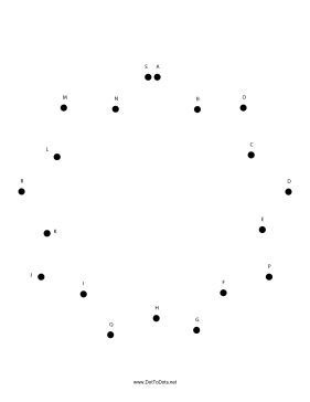 Star 3 Dot To Dot Puzzle