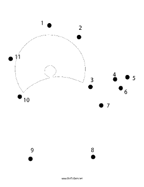 Tea Kettle Dot To Dot Puzzle