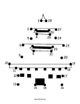 Temple Dot To Dot Puzzle