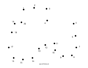 Tractor Dot To Dot Puzzle