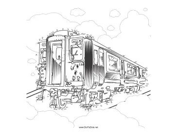 Train 3 Dot To Dot Puzzle