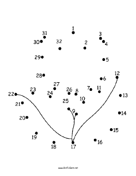 Tulip Dot To Dot Puzzle