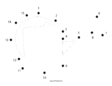 Watering Plants Dot To Dot Puzzle