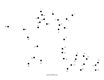 Witch Dot To Dot Puzzle