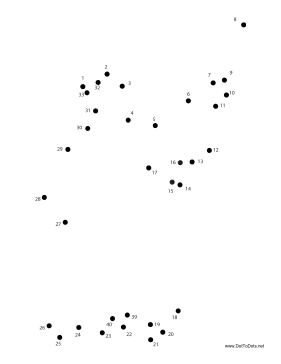 Wizard Dot To Dot Puzzle