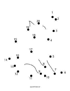 Wolf Howling Dot To Dot Puzzle